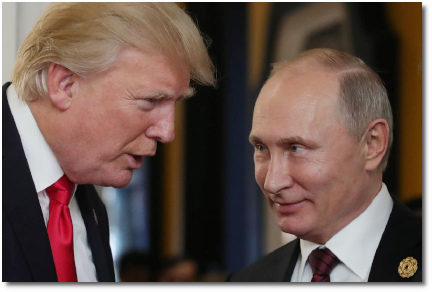 Trump and Putin in love