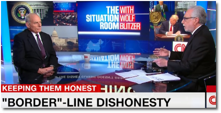 John Kelly using the word 'deterrent' as DHS Secretary with Wolf Blitzer when talking about separating immigrant children from their parents (6 Mar 2017)
