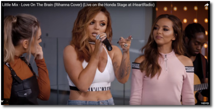 Jesy singing Love on the Brain at iHeartRadio March 2017